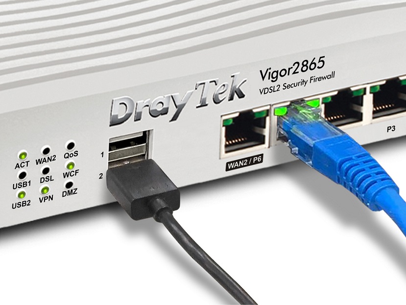 Draytek Vigor 2865 35b/VDSL/ADSL + GbE Dual-WAN Modem Router